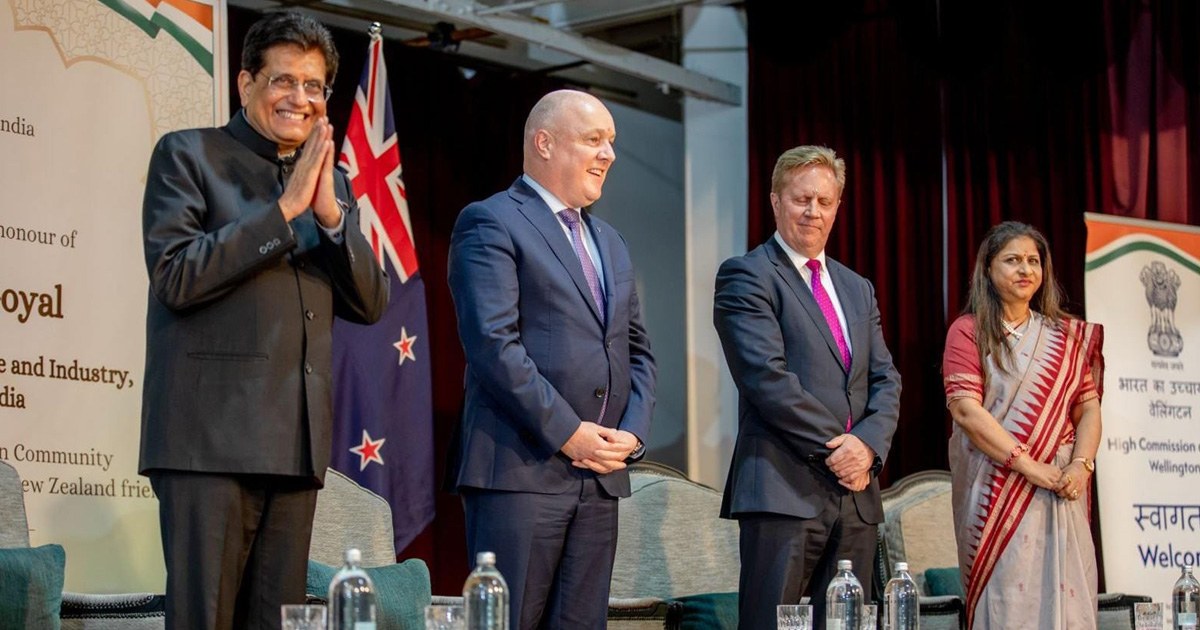 ભારત-ન્યુઝીલેન્ડ FTA વાટાઘાટોમાં તેજી, પીયુષ ગોયલે કહ્યું-કરારને ટૂંક સમયમાં અંતિમ સ્વરૂપ આપવામાં આવશે