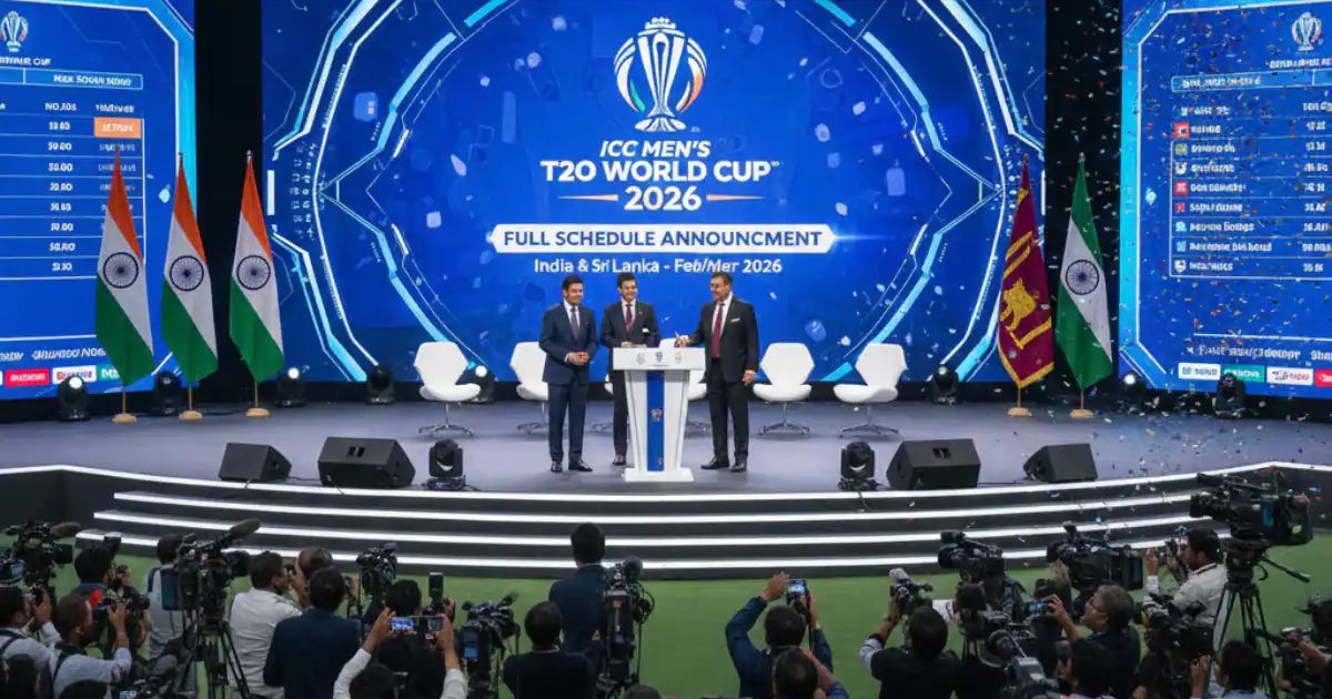 ICC T20 વર્લ્ડ કપનું શેડ્યૂલ જાહેર, 7 ફેબ્રુઆરીથી ટુર્નામેન્ટ શરૂ થશે