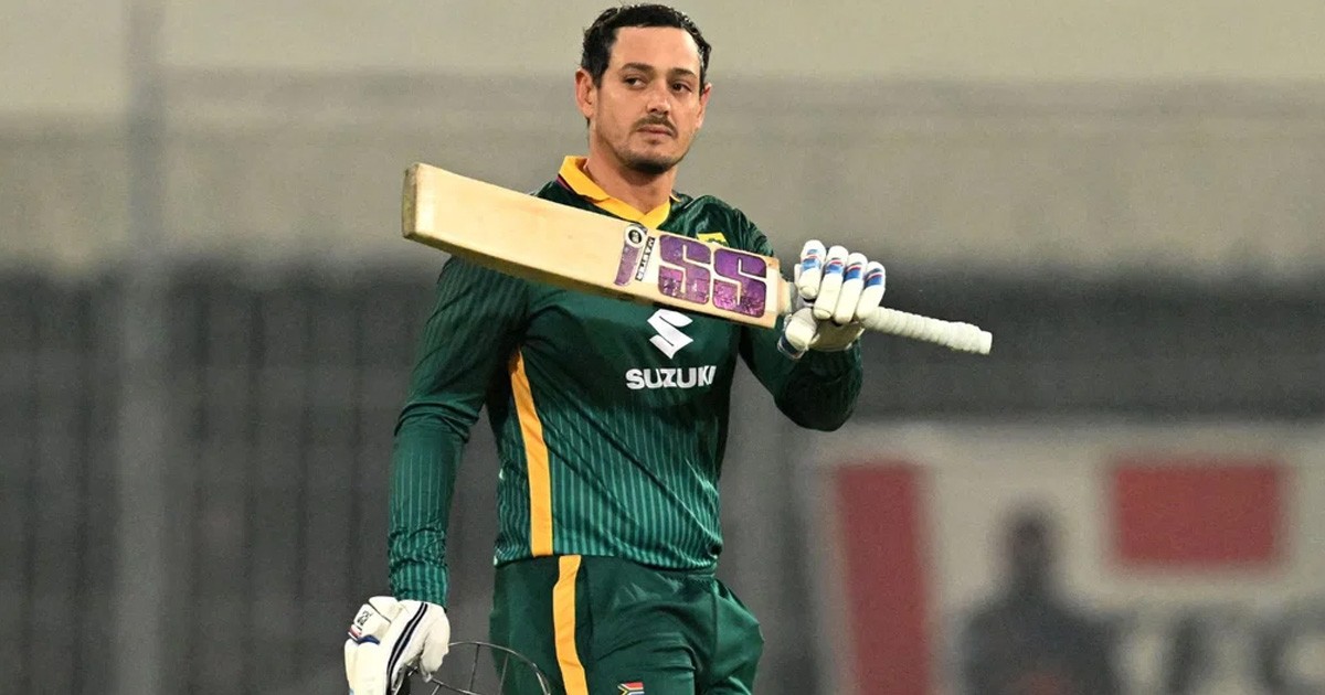 વિશાખાપટ્ટનમમાં ક્વિન્ટન ડી કોકે સદી ફટકારી રચ્યો ઇતિહાસ, એક સાથે 3 દિગ્ગજોને પાછળ છોડી દીધા