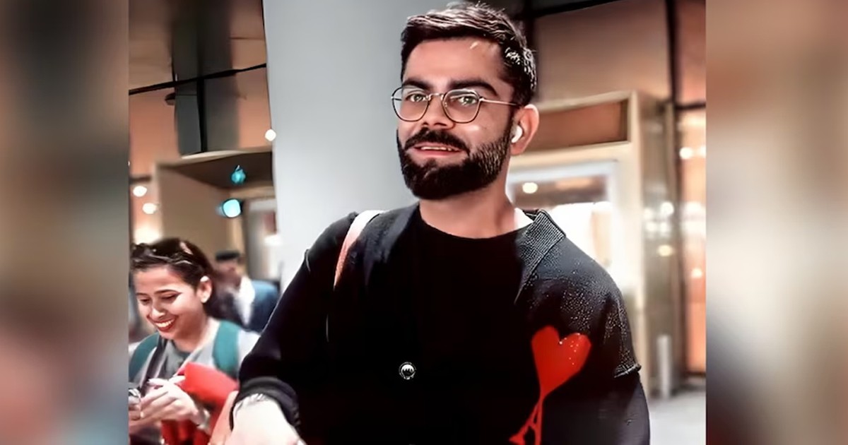 કોહલી માટે અનુષ્કાએ બનાવ્યું ખાસ સ્વેટર? એરપોર્ટ પર દેખાયો કિંગ કોહલીનો કિલર લુક, જુઓ વાયરલ VIDEO