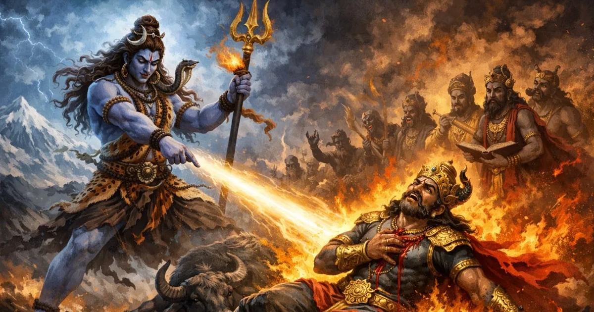 જ્યારે મહાદેવ મૃત્યુના દેવતાથી ગુસ્સે થયા, ત્યારે તેમણે તેમને મૃત્યુદંડ આપ્યો, જાણો આ રસપ્રદ વાર્તા