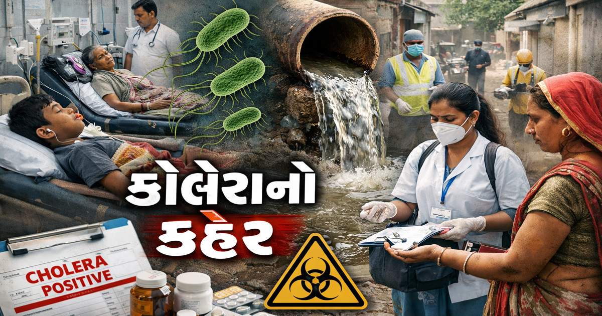 જામનગરમાં કોલેરાનો કહેર: વધુ 5 કેસ પોઝિટિવ, કુલ આંકડો 20એ પહોંચ્યો