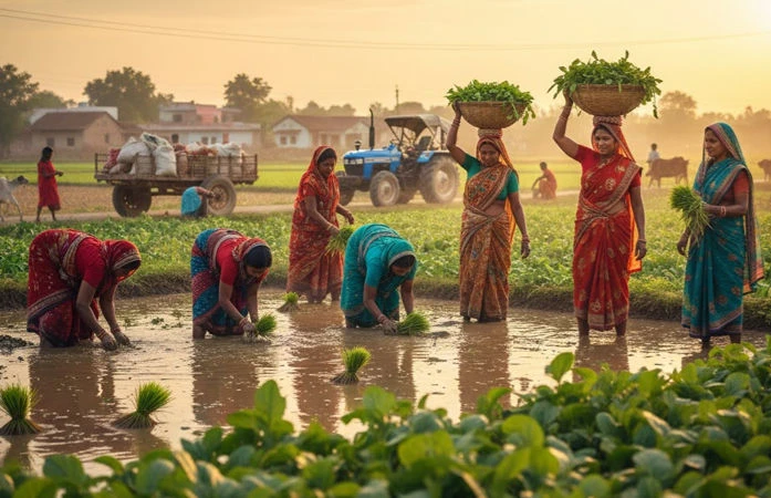 કૃષિમાં નારી શક્તિ: દેશમાં 4.86 કરોડ મહિલા ખેડૂતોનું નોંધપાત્ર યોગદાન, ગ્રામ્ય અર્થતંત્રમાં મોટો બદલાવ