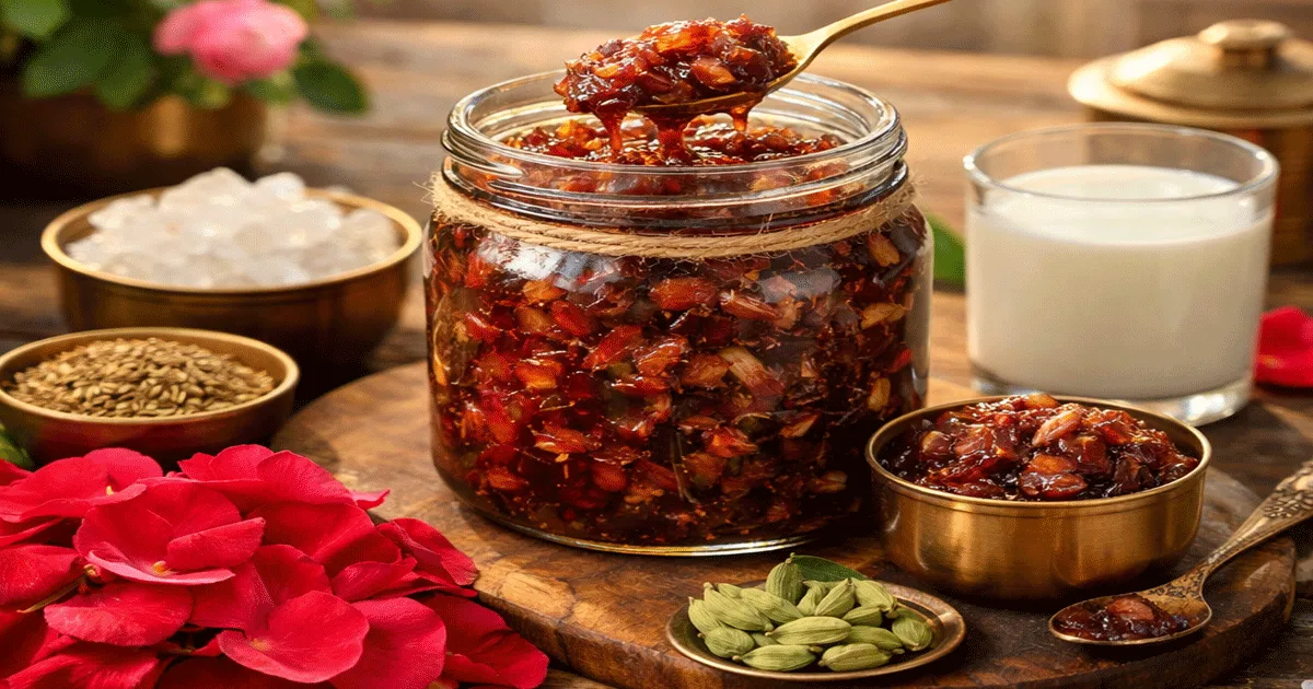ગરમી દરમિયાન શરીરને અંદરથી ઠંડું રાખશે 'ગુલકંદ', ગેસ અને અપચો પણ થશે દૂર; જાણો રેસીપી 