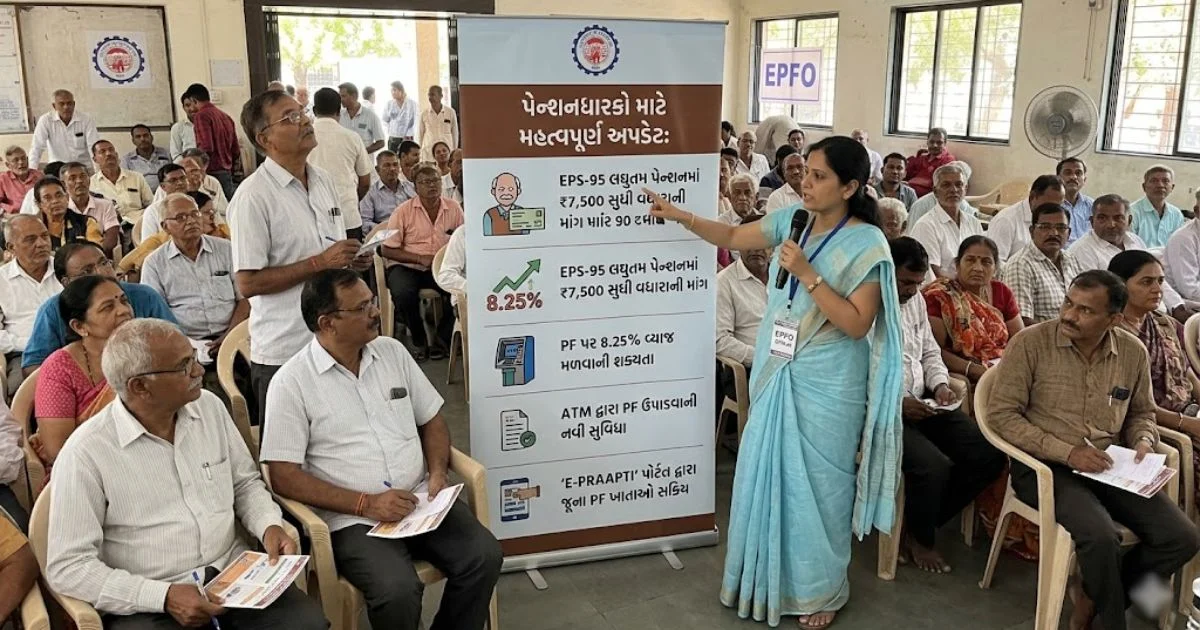 પેન્શનધારકો માટે સારા સમાચાર: લઘુત્તમ પેન્શન ₹1,000 થી વધીને ₹7,500 થવાની શક્યતા