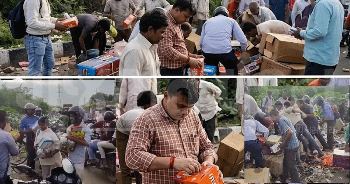 કાનપુરમાં કચરામાં ફેંકાયેલી એક્સપાયર ચોકલેટ માટે લૂંટ! લોકો બેગ-કોથળામાં ભરી લઈ ગયા