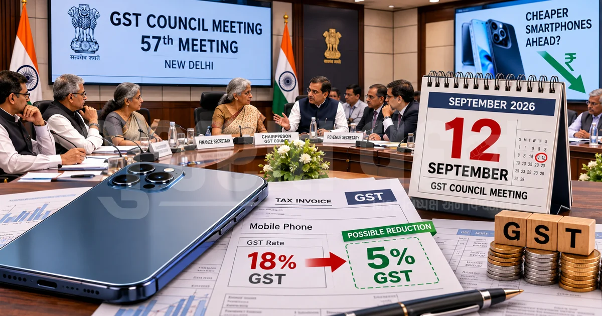 શું મોબાઈલ ફોન સસ્તા થશે? 12 સપ્ટેમ્બરે GST કાઉન્સિલની બેઠકમાં લઈ શકાય છે નિર્ણય