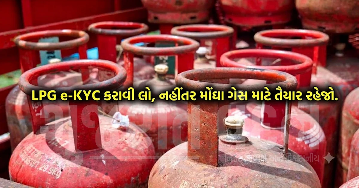 LPG e-KYC અંગે મોટા સમાચાર: 5 મિનિટનું આ કામ નહીં કરો તો મોંઘા ભાવે ખરીદવો પડશે ગેસ સિલિન્ડર
