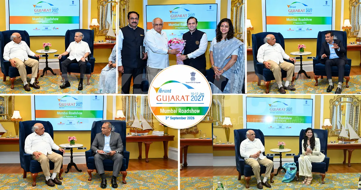 મુંબઈમાં CM ભૂપેન્દ્ર પટેલનો રોડ-શો: દેશના જાણીતા ઉદ્યોગપતિઓ સાથે વન-ટુ-વન બેઠક યોજી ગુજરાતમાં રોકાણ માટે આપ્યું આમંત્રણ