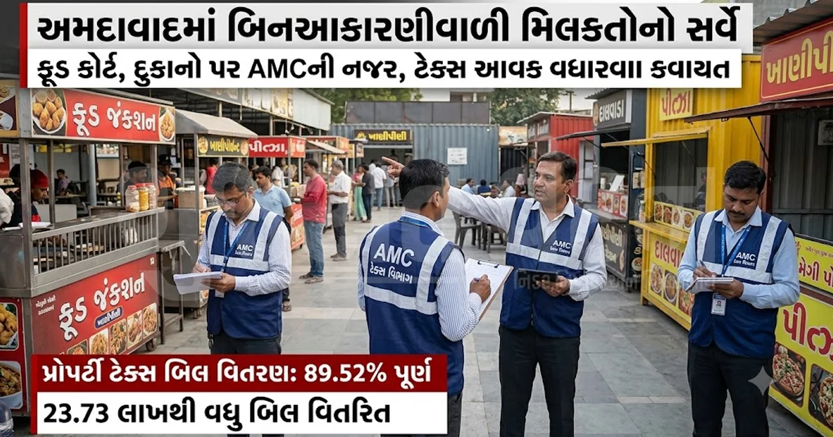 અમદાવાદમાં ખાનગી પ્લોટની કોમર્શિયલ પ્રવૃત્તિ પર કોર્પોરેશનની નજર, ટેક્સ વસૂલવા હવે થશે મોટો સર્વે