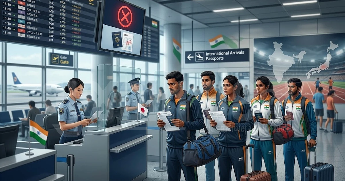 એશિયન ગેમ્સ 2026 પહેલાં નવો વિવાદ: ભારતના 5 ખેલાડીઓને ના મળ્યા જાપાનના વિઝા