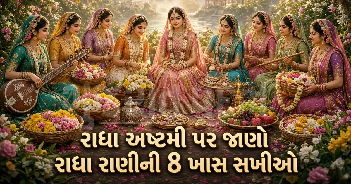 રાધા અષ્ટમી પર જાણો રાધા રાણીની 8 ખાસ સખીઓ વિશે, દરેકની સેવા છે અનોખી