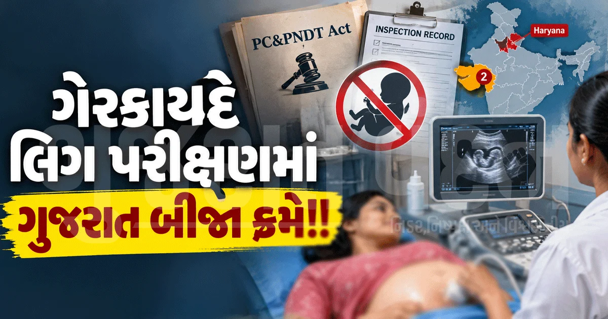 ગેરકાયદેસર લિંગ પરીક્ષણમાં ગુજરાતનો ચોંકાવનારો આંકડો! દેશમાં બીજા ક્રમે, હરિયાણા ટોચે