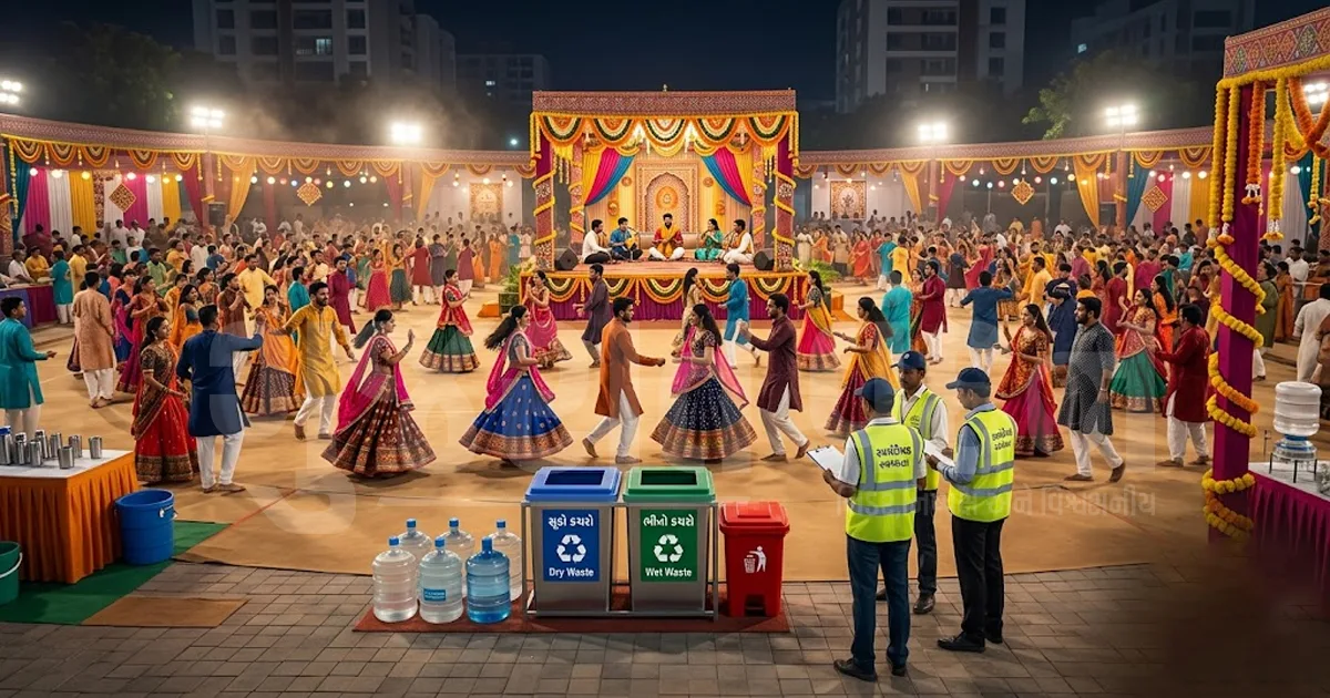 અમદાવાદમાં 'સ્વચ્છ નવરાત્રિ' સ્પર્ધા હેઠળ આયોજકોને રૂ. 1 લાખ અને સોસાયટીઓને રૂ. 51 હજાર જીતવાની તક