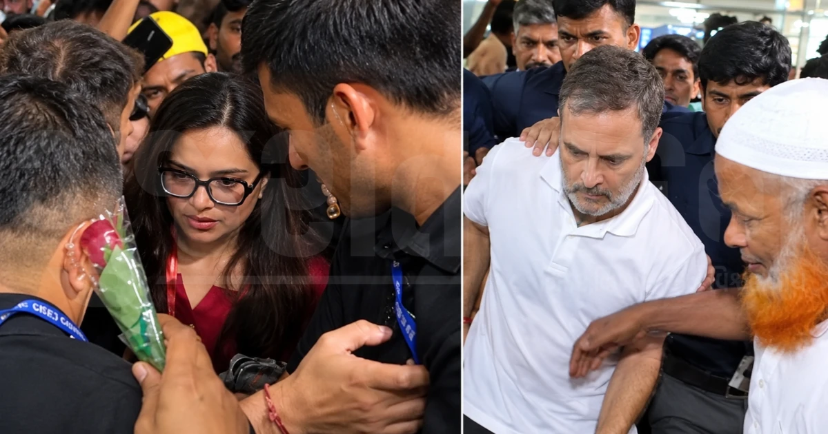 "મારો હાથ પકડ્યો અને મને ધક્કો માર્યો": ગર્ભવતી મહિલા પત્રકારે રાહુલ ગાંધી પર લગાવ્યા ગંભીર આરોપ; કોંગ્રેસે ગણાવ્યો ભાજપનો દુષ્પ્રચાર