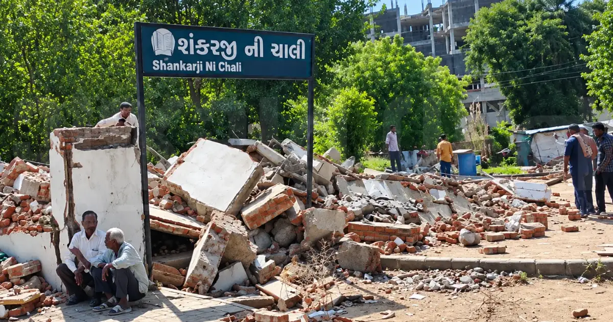કોમનવેલ્થ ગેમ્સ પૂર્વે અમદાવાદ મનપાનું મોટું ડિમોલિશન, નરેન્દ્ર મોદી સ્ટેડિયમ માર્ગ પર 75થી વધુ મકાનો જમીનદોસ્ત