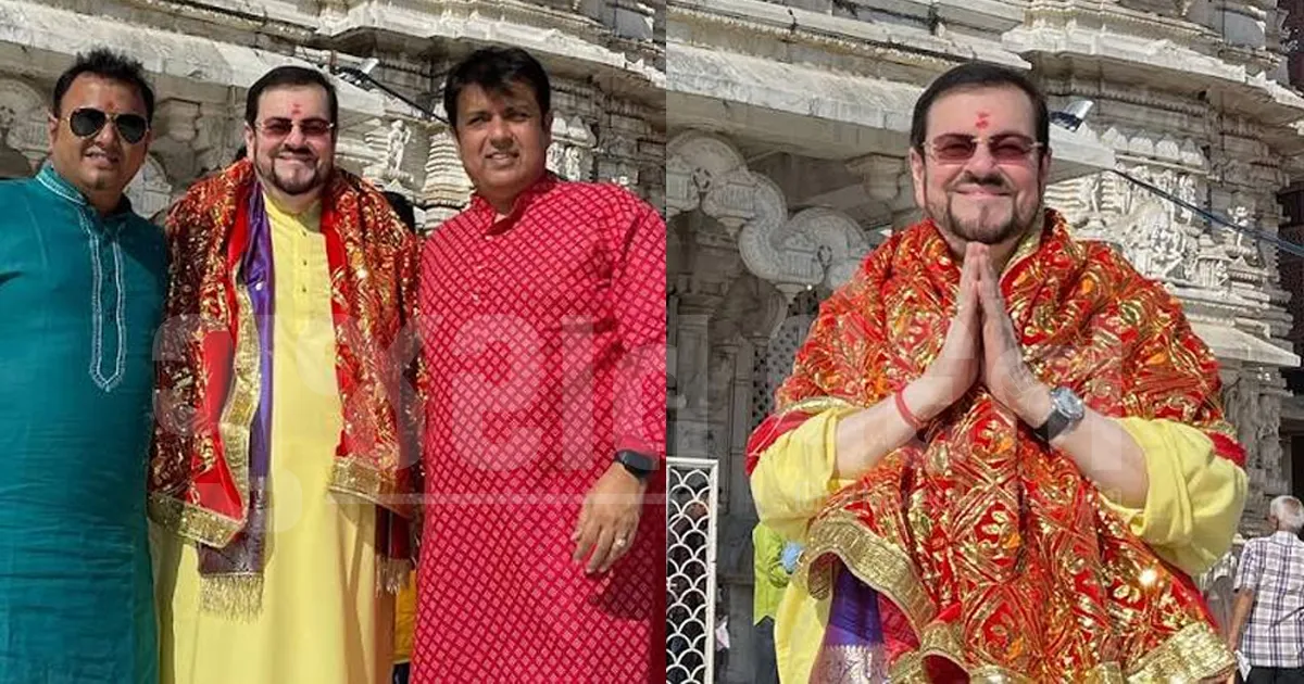 અંબાજીમાં નવરાત્રિ પર્વે જાણીતા સિંગર નીતિન મુકેશે કર્યા મા અંબાના દર્શન: ચાચર ચોકમાં ગરબા ગાઈ માઇભક્તોને મંત્રમુગ્ધ કર્યા
