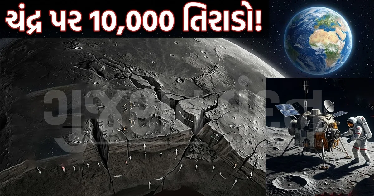 ચંદ્ર પર 10,000 થી વધુ નવી તિરાડો: નાસાના ખુલાસાથી વૈજ્ઞાનિકો ચિંતામાં, આર્ટિમિસ મિશન પર સંકટના વાદળો