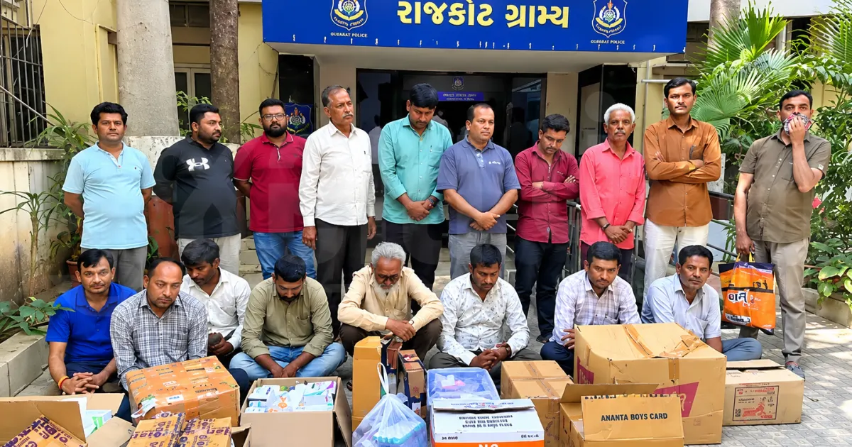 રાજકોટમાં ગેરકાયદે ક્લિનિક ચલાવતા 17 નકલી ડૉક્ટરોની ધરપકડ, મેડિકલ ડિગ્રી કે લાયસન્સ વગર એલોપેથિક સારવાર આપતા હતા