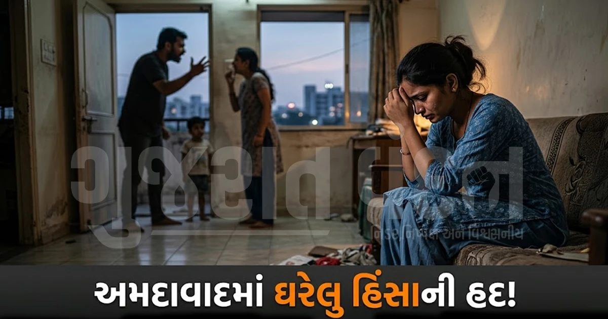 અમદાવાદમાં ઘરેલુ હિંસાની ચોંકાવનારી તસવીર: 3 વર્ષમાં 12,721 ફરિયાદો, 1,365 મહિલાઓને ઘર છોડવાની નોબત
