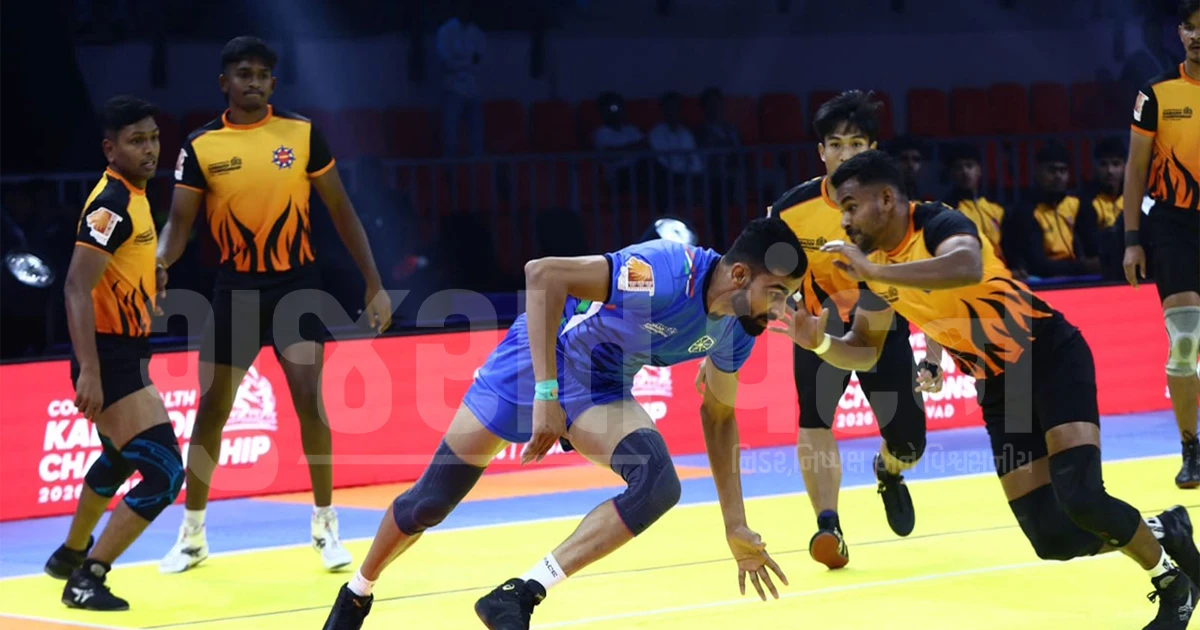 અમદાવાદમાં કોમનવેલ્થ કબડ્ડી ચેમ્પિયનશિપમાં ભારતીય પુરુષ અને મહિલા ટીમોનો વિજયી રથ યથાવત
